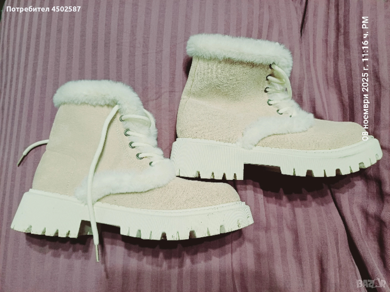 Топли бежови боти, снимка 1