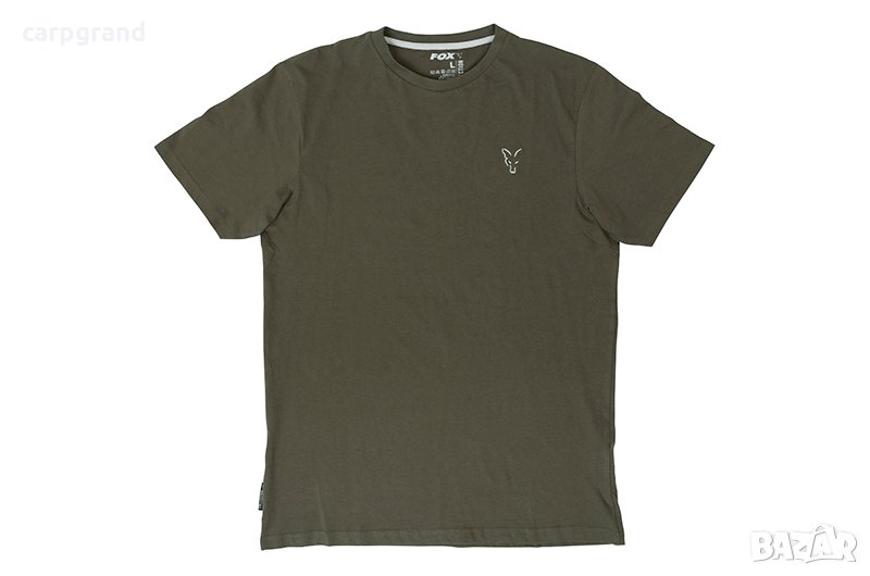 Тениска FOX COLLECTION Green/Silver T-Shirt, снимка 1