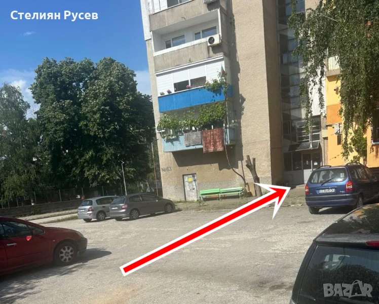 зад Хмелницки , тухлен апартамент 37кв.м в гр. Силистра, етаж 1 1/2 ,ул. „Ангел Кънчев “63 -цена 43 , снимка 1