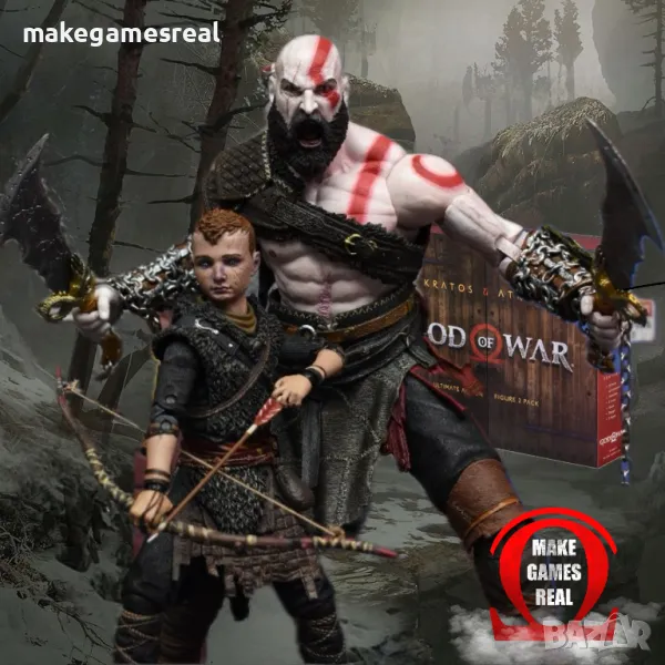 Екшън фигура God of War Kratos - Atreus, снимка 1