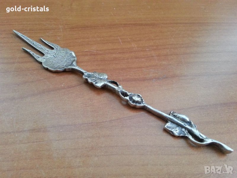 Посребрена вилица  , снимка 1
