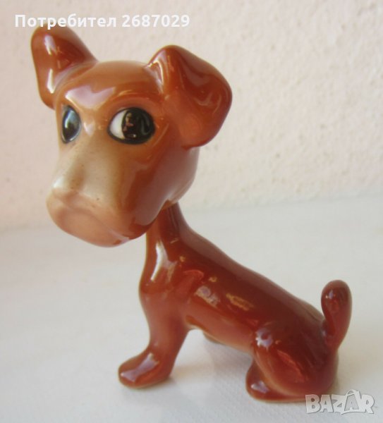 Кучета - фигури, фигура, куче камък, керамика, снимка 1