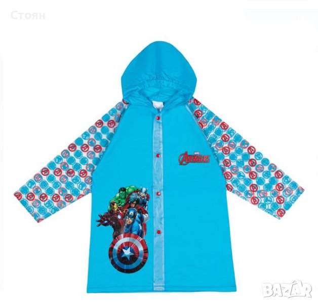 Avengers  прозрачен дъждобран с ръкави 6 години, снимка 1