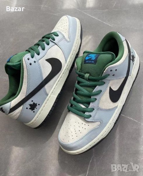 Nike SB Dunk Pine Green Нови Оригинални Мъжки Обувки Кецове Маратонки Размер 43 Номер 27.5см Стелка , снимка 1