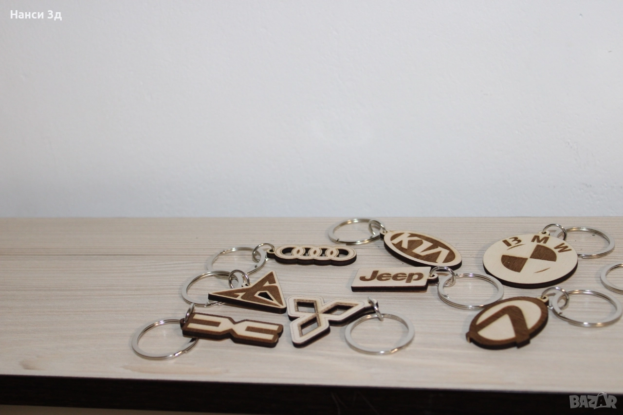 Дървени ключодържатели, снимка 1