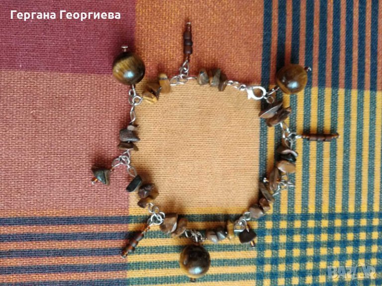 Дамска гривна Тигрово око, снимка 1