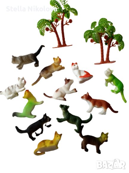 Детски Игрален комплект от 12 котенца, снимка 1