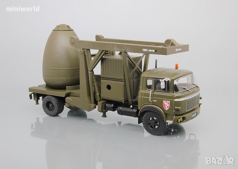 Berliet VTC Френски армейски камион 2018 - мащаб 1:43 на DeAgostini моделът е нов в блистер, снимка 1