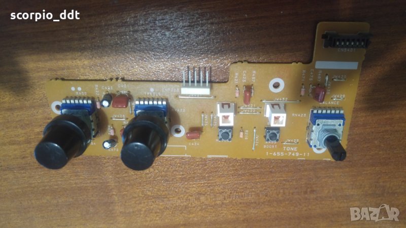 Платка тон контрол за ресийвър SONY STRD 565, снимка 1