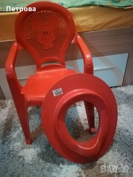 Гърне, адаптер и столче , снимка 1