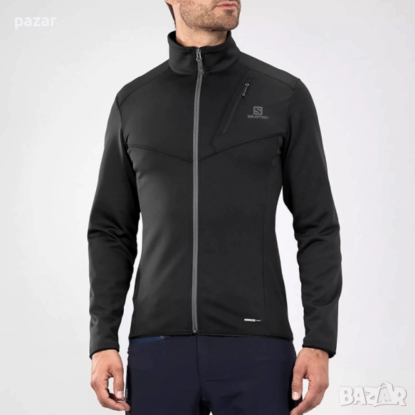 SALOMON DISCOVERY FZ AdvancedSkin Softshell Мъжко Горнище Полар Яке S-M, снимка 1