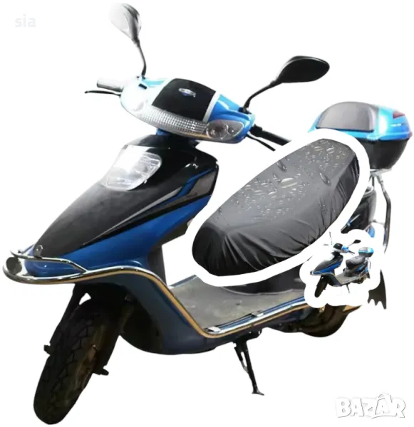 Калъф за седалка на мотор, скутер, мотоциклет, L, снимка 1