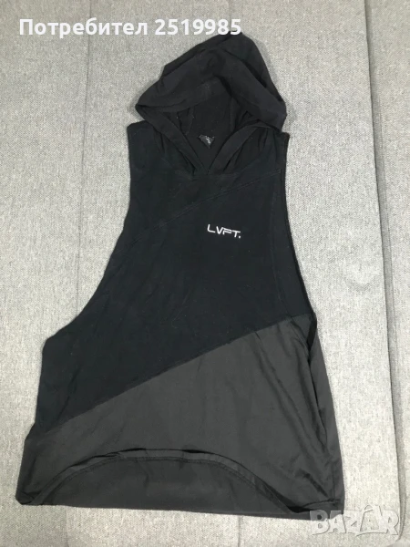 Фитнес потник с качулка, снимка 1