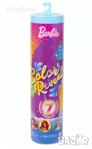Куклa Barbie Color Reveal с магическа трансформация - цветна русалка, снимка 1