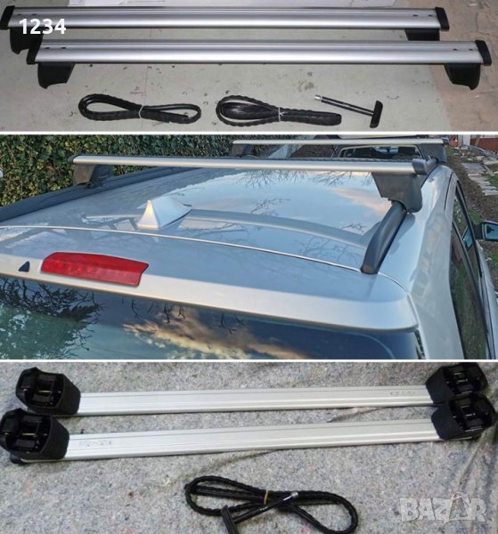 Багажник за OPEL ZAFIRA напречни греди алуминиеви рейки, снимка 1