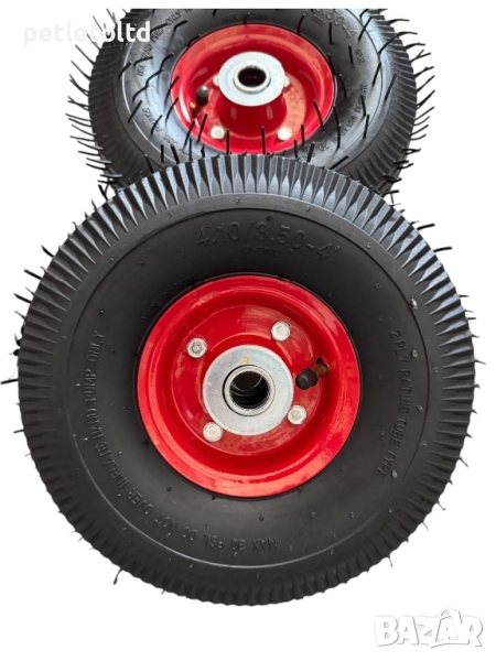 Колело с вътрешна гума Ф 250 мм (ос Ф 20) 2 бр. комплект, снимка 1