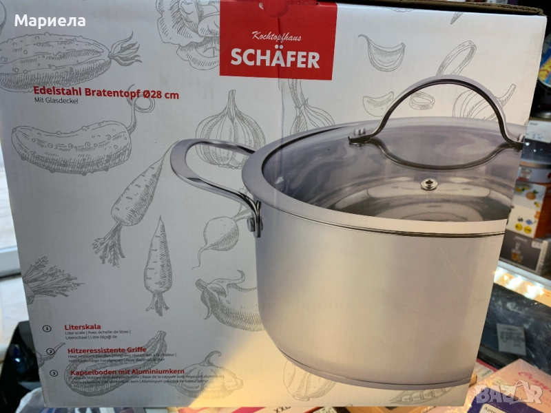 НОВА Немска Тенджера 28 см. / 8 литра, снимка 1