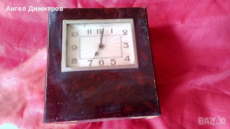 Стар настолен часовник касичка , снимка 1