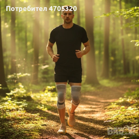 Спортна компресивна наколенка Vbosi 7783C – гъвкава защита и комфорт при движение, снимка 4 - Спортна екипировка - 53088971