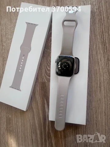 Apple Watch Series 9 45mm Starlight, снимка 3 - Смарт часовници - 56435191