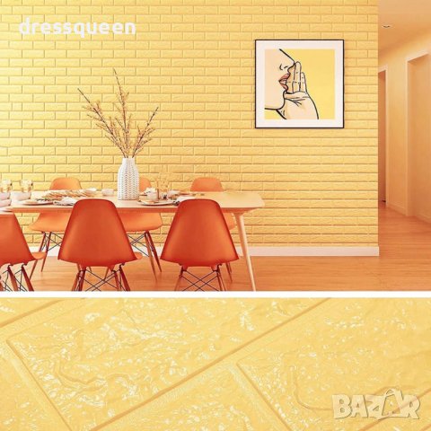 3664 3D пана имитация на тухли-самозалепяща се, снимка 4 - Други стоки за дома - 37684133