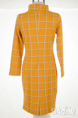 Рокля в цвят горчица марка Last-past now - L, снимка 3 - Рокли - 37775031