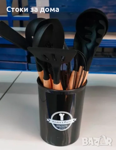 Комплект прибори 11 части, снимка 2 - Прибори за хранене, готвене и сервиране - 53053776