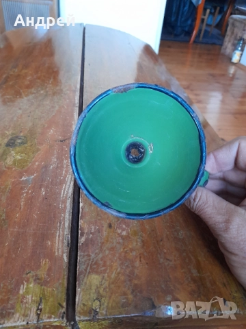 Стара емайлирана фуния, снимка 5 - Други ценни предмети - 52723951