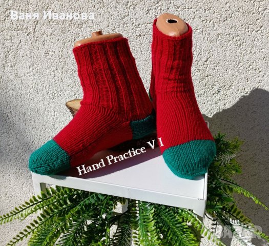 Плетени чорапи, снимка 2 - Дамски чорапи - 38142445