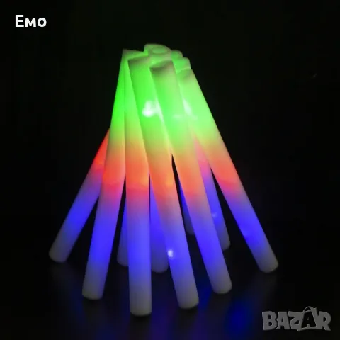 Цветен RGB LED светещ стик от пяна за парти, снимка 5 - Лед осветление - 48181620