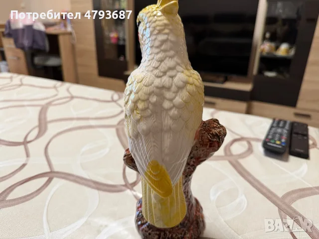 Порцеланов папагал Корела, снимка 6 - Антикварни и старинни предмети - 56344320
