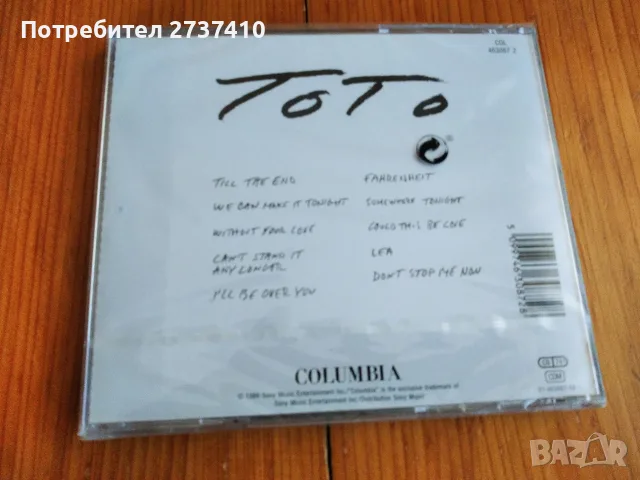 TOTO - FAHRENHEIT 9.50 оригинален диск, снимка 2 - CD дискове - 55971809