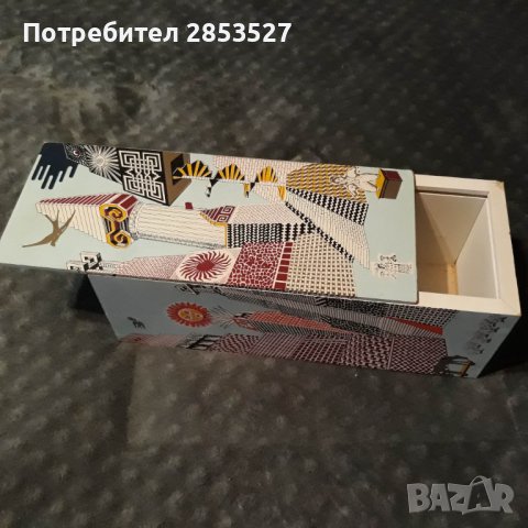 Дървена Кутия с подвижен капак, снимка 1 - Декорация за дома - 39420870