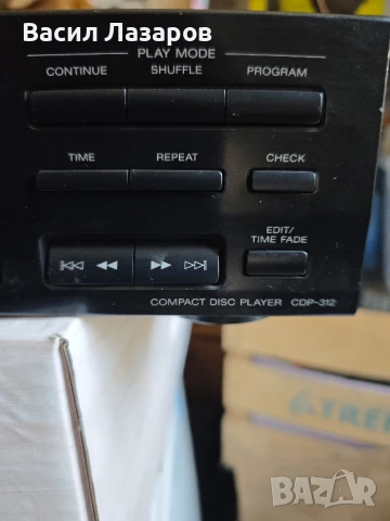 Sony compact disc player cdp-312, снимка 2 - Декове - 50857858
