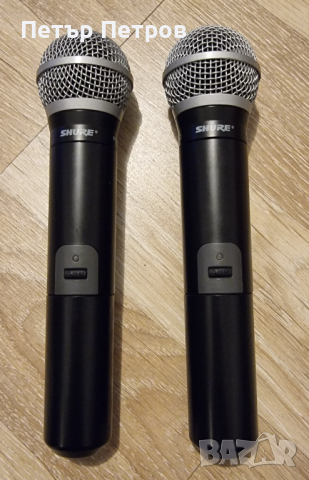 Безжични микрофони SHURE PG58, снимка 2 - Микрофони - 44724639