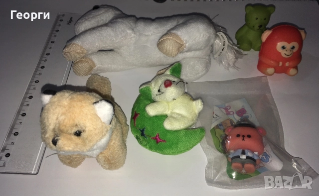 Лот плюшени и гумени животни за деца от Италия., снимка 3 - Плюшени играчки - 52950668