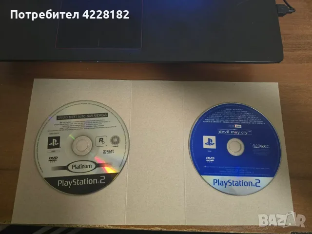 Playstation 2 игри GTA San Andreas и Devil May Cry Demo