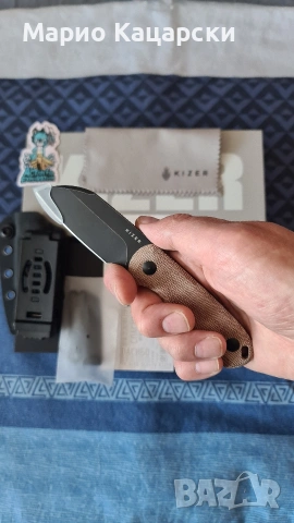 Kizer drop bear fix Azo дизайн., снимка 8 - Ножове - 53979210