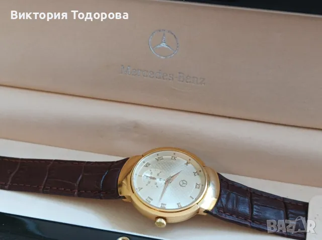механичен мъжки часовник Mercedes Benz , снимка 17 - Мъжки - 47795200