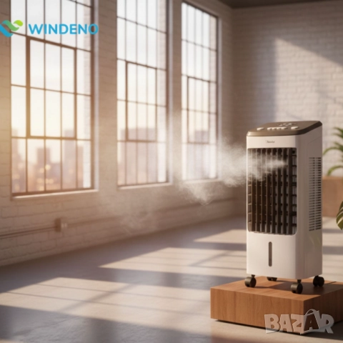 ЛИКВИДАЦИЯ WINDENO 2-в-1 Въздушен охладител и овлажнител – 23 x 22 x 52 cm Свежест и комфорт през ля, снимка 5 - Друга електроника - 52056337