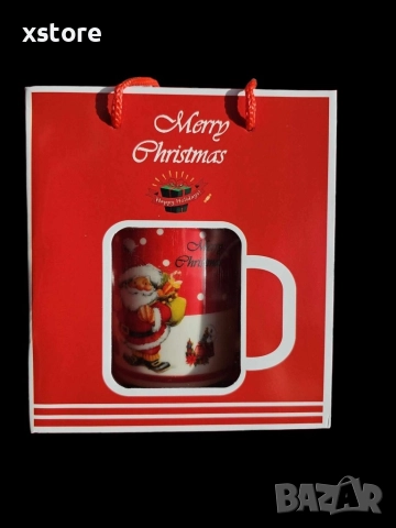 Оригинален коледен подарък чаша в оригинална опаковка и лъжичка, снимка 5 - Други - 52793099