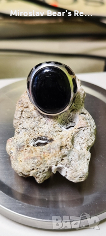 Масивен дизайнерски сребърен пръстен р-р 19мм , снимка 3 - Пръстени - 44807982