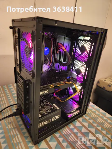 Геймърски компютър гаранция/i5 9400f 16GB,RX 580 8GB, 256GB SSD HDD 1TBB, снимка 3 - Геймърски - 47700628