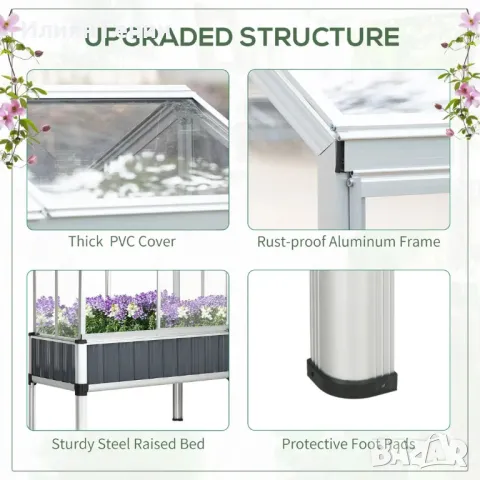 Оранжерия с прозореци, снимка 6 - Оранжерии - 49822920