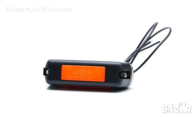 LED неон вертикален габарит с тройна функция 12/24V, снимка 3 - Аксесоари и консумативи - 29079104