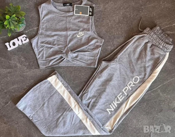 дамски памучни екипи с бродерия nike, снимка 5 - Спортни екипи - 50766377