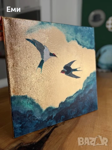 Картина на платно 40х40, снимка 3 - Картини - 51328232