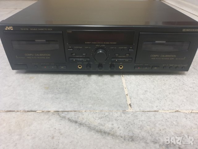 Страхотен двукасетъчен дек JVC TD-W718 В много добро състояние. Работи без забележки. Made in Malays, снимка 9 - Декове - 36829755