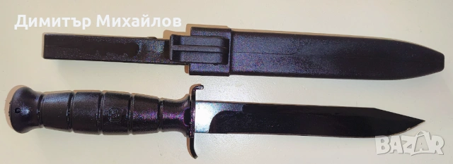Нож Glock Field 78 - черен, с гладък гръб, снимка 2 - Ножове - 54124337
