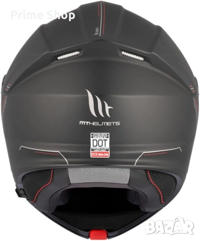 Модулна мото каска MT Helmets Genesis, размер М, Черен мат, ECE 22.06, снимка 7 - Аксесоари и консумативи - 53904578